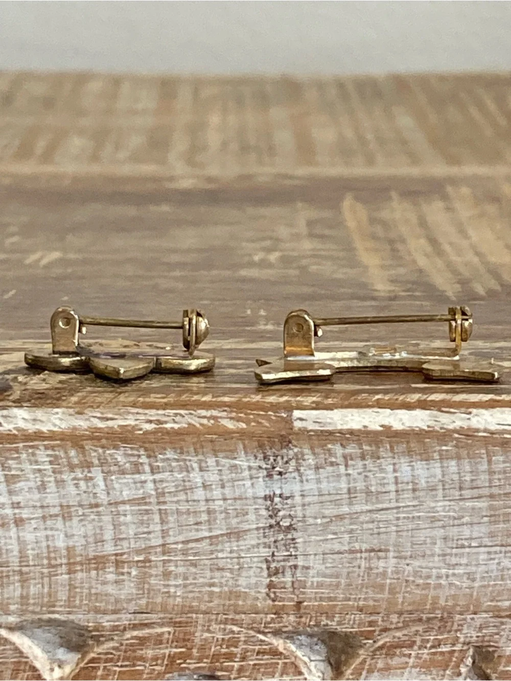 Gold Boy Scouts 'Be Prepared' Pin Set